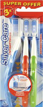 Силвер CARE PRODUCTS Silver Care toothbrush x3 (3338) duro hard