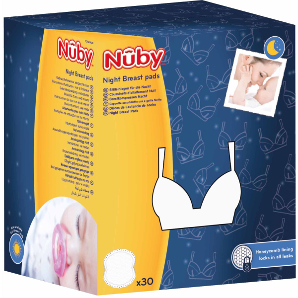 Нуби FOR KIDS Nuby breast pads black white/0107001
