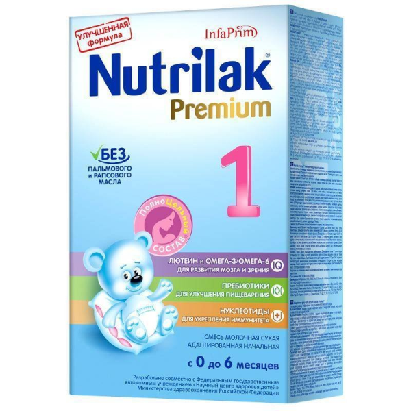 Нутрилак FOR KIDS Nutrilak 1 premium milk formula from birth 350g.