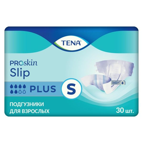 Тена CARE PRODUCTS Tena Slip S 6 drops, 56-85 30pcs