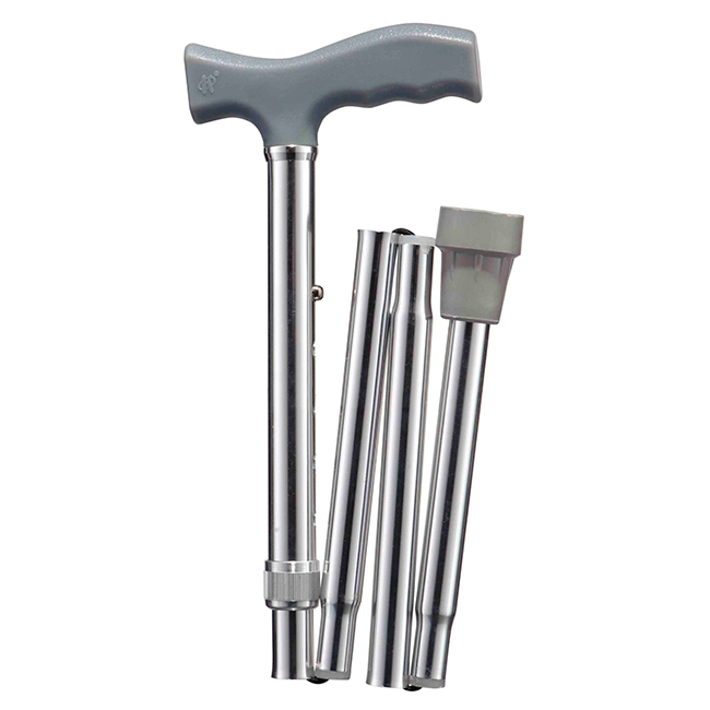 Трость CARE PRODUCTS Walking stick WR-412 folding silver color