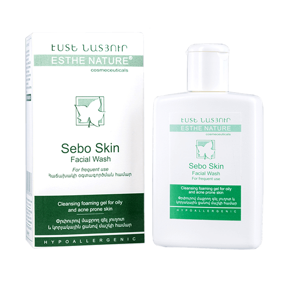 Эсте CARE PRODUCTS Esthe Nature Sebo Skin gel foam for oily skin 125ml