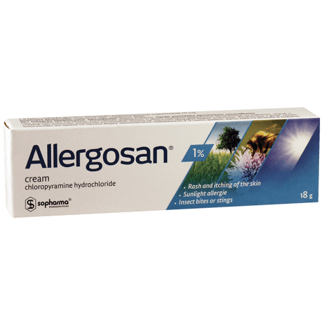 Аллергозан MEDICINES Allergosan cream 1% 18g