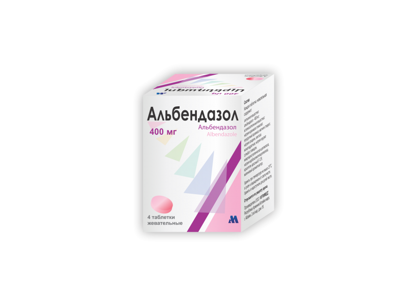 Альбендазол MEDICINES Albendazole tablets 400mg x 4 Arpimed