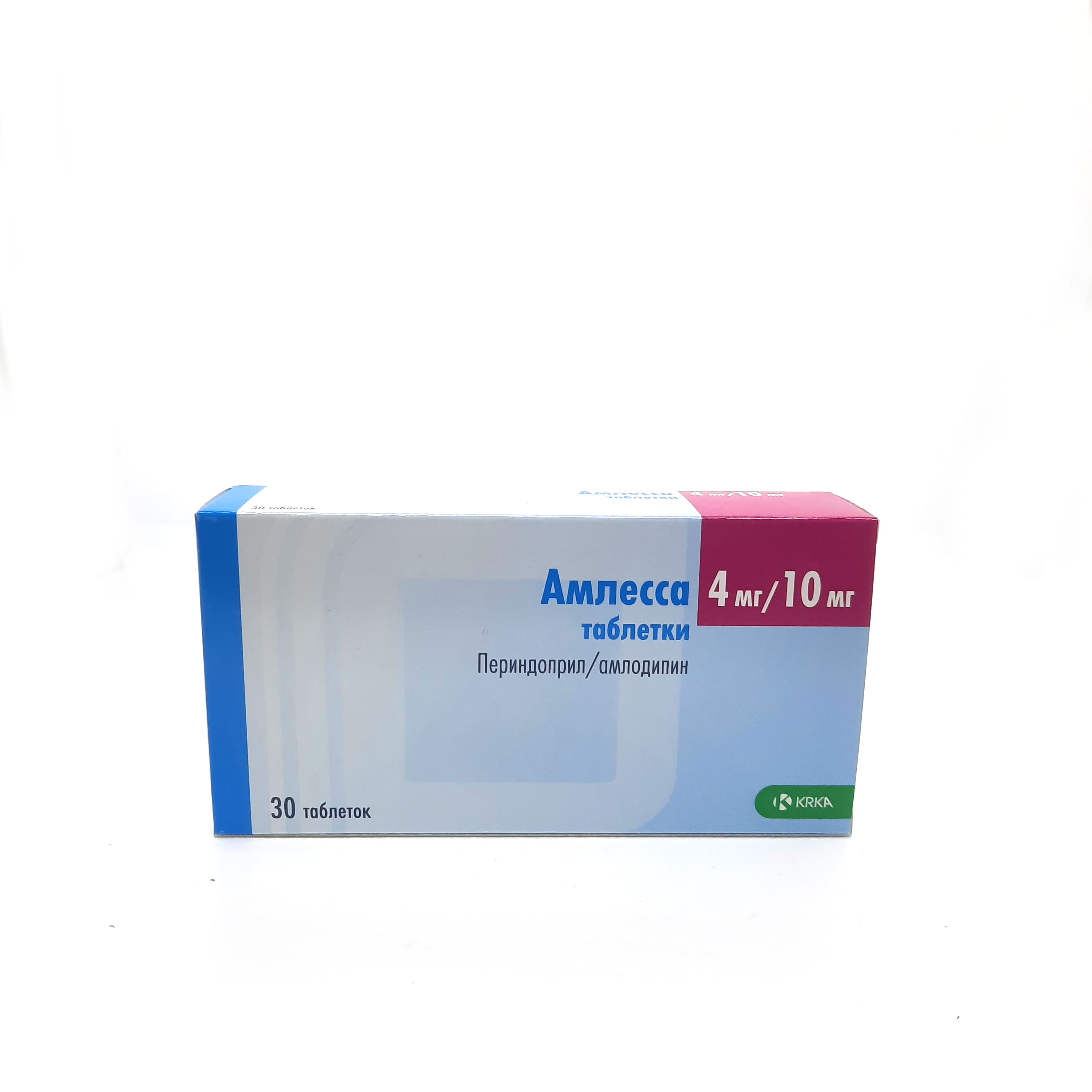 Амлесса MEDICINES Amlessa tablets 4mg+10mg x 30