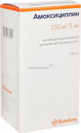 Амоксициллин MEDICINES Amoxicillin Susp. 250mg/5ml 100ml