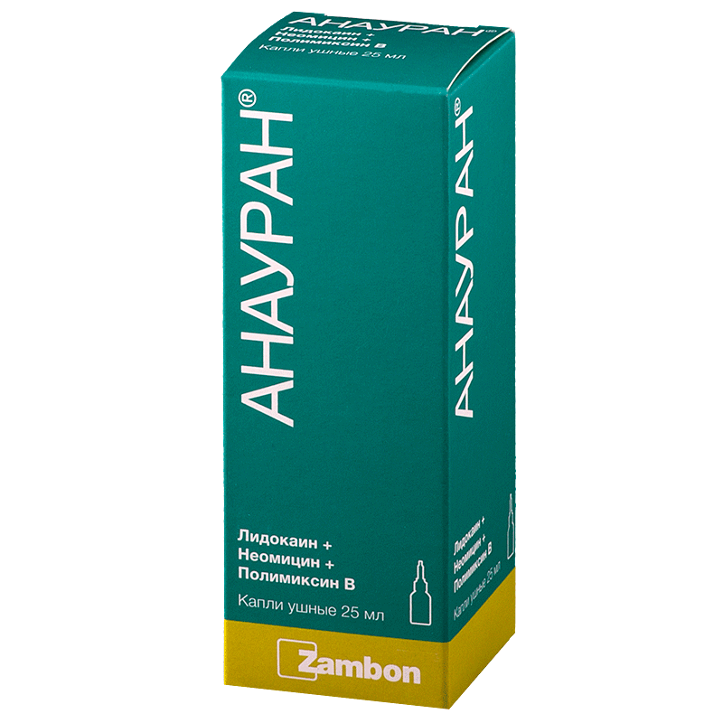 Анауран MEDICINES Anauran ear drops 25ml