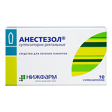 Анестезол MEDICINES Anestezol suppositories N10