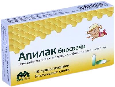 Апилак MEDICINES Apilak biosuppositories rectal. 5mgx10