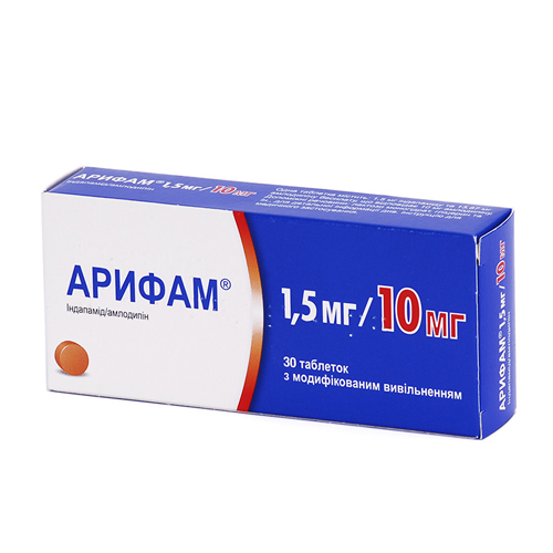 Арифам MEDICINES Arifam tablets 1,5mg+10mg x 30