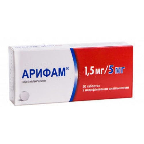 Арифам MEDICINES Arifam tablets 1,5mg+5mg x 30