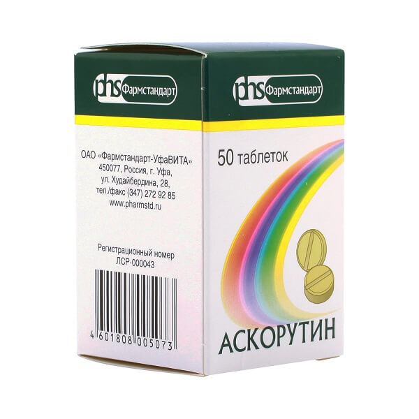 Аскорутин MEDICINES Askorutin tab N50