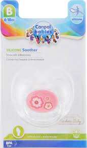 Канпол FOR KIDS Canpol soother silicone symmetrical. 0-6m Newborn baby 4238