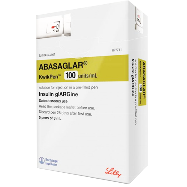 Абасаглар MEDICINES Abasaglar cartridges e/m 100MM/ml 3ml N5