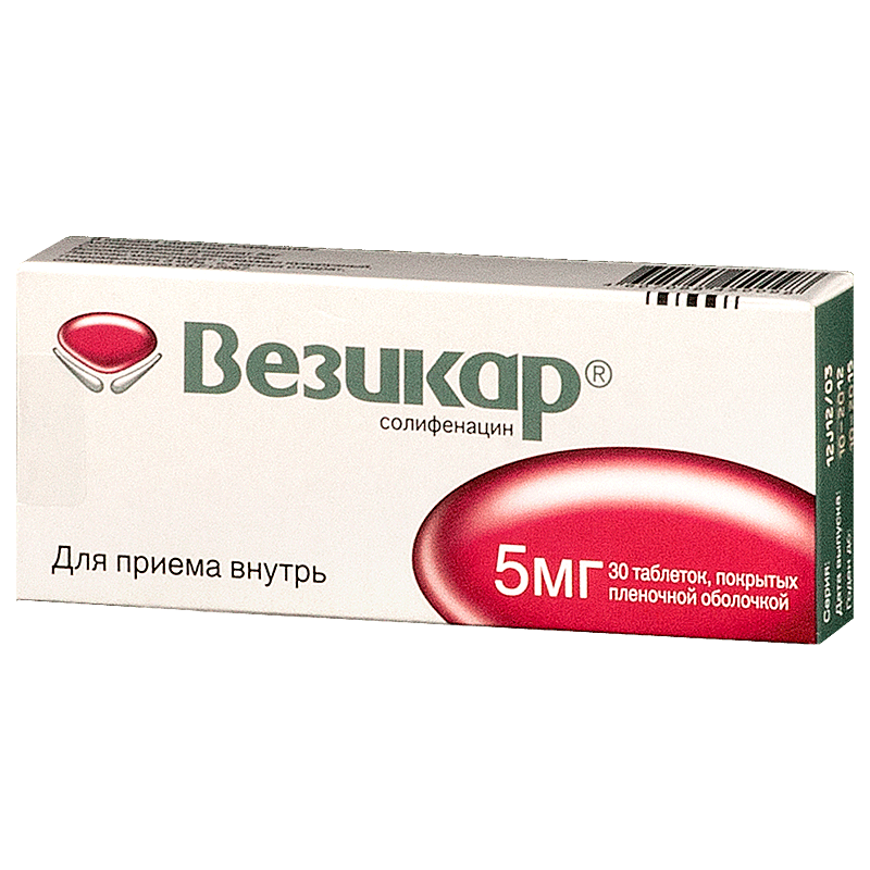 Везикар MEDICINES Vesicare tablets 5mg x 30