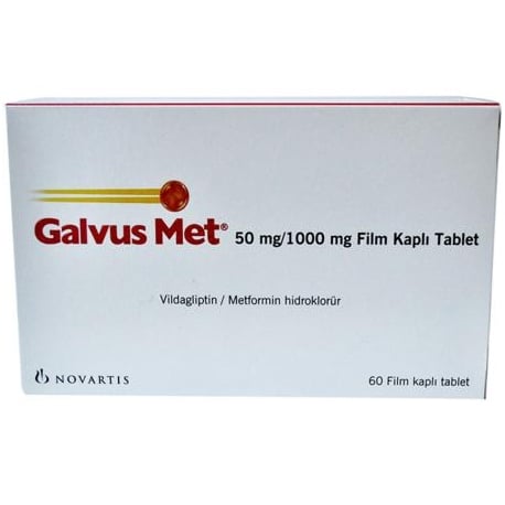 Гальвус MEDICINES Galvus Met 50mg/1000mg tab. x 60