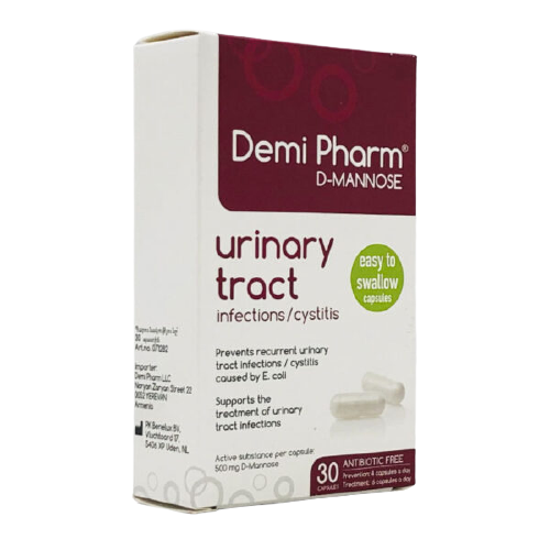 Д MEDICINES D-Mannose capsules 500mg x 30