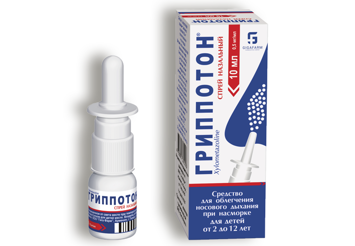 Гриппотон MEDICINES Grippoton nasal spray 0,5mg/ml; 10ml