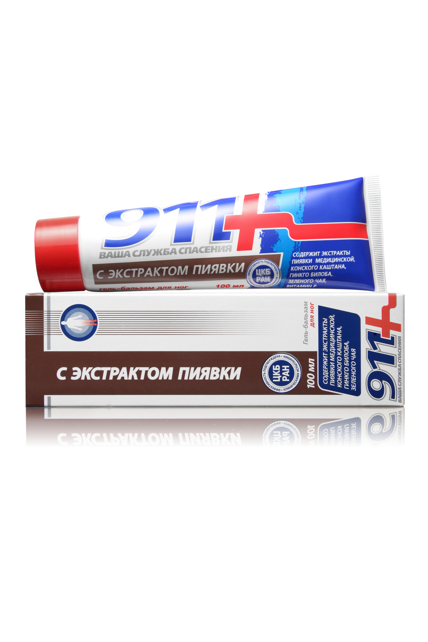 Гель MEDICINES Gel-balm 911 for feet with leech extract 100m