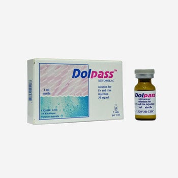 Долпасс MEDICINES Dolpass 30 mg/ml solution for injections 1 ml vial №5