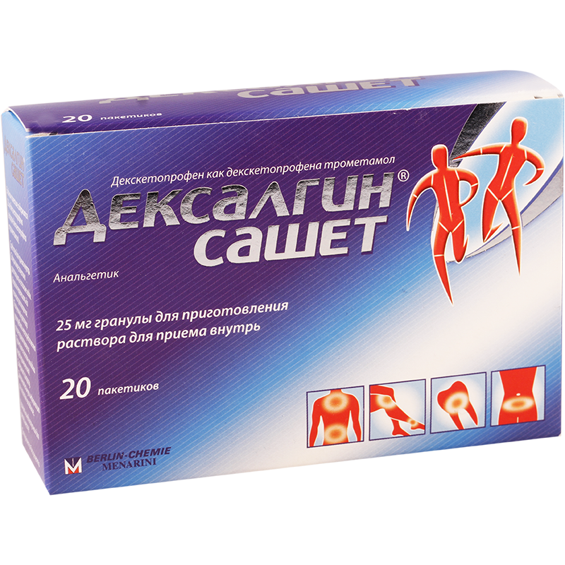 Дексалгин MEDICINES Dexalgin Sachet granules 25mg N20