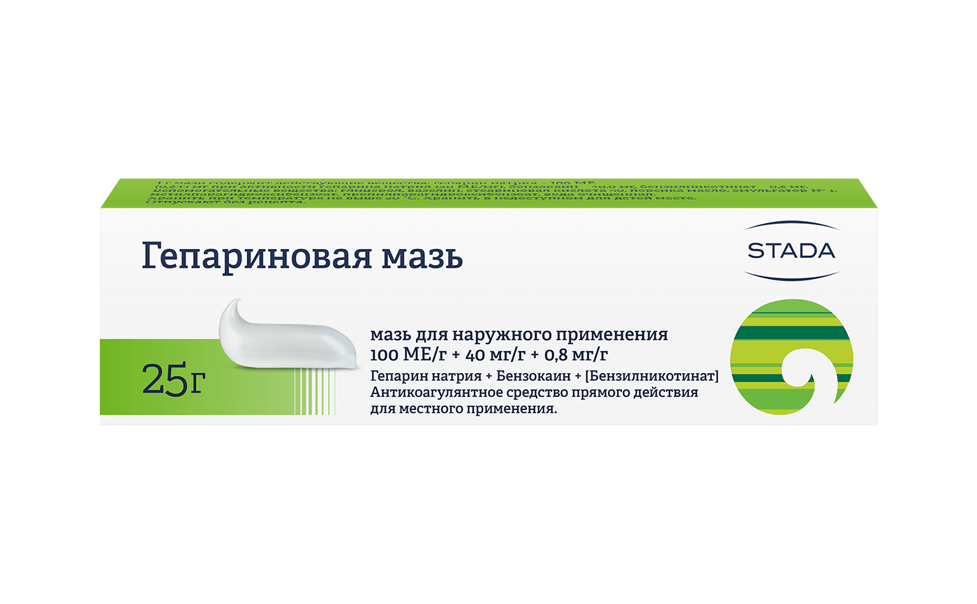 Гепариновая ԴԵՂՈՐԱՅՔ Հեպարին քսուք 25գ Նիժֆարմ