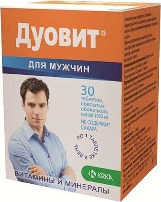 ДУОВИТ MEDICINES Duovit tablets for men x 30