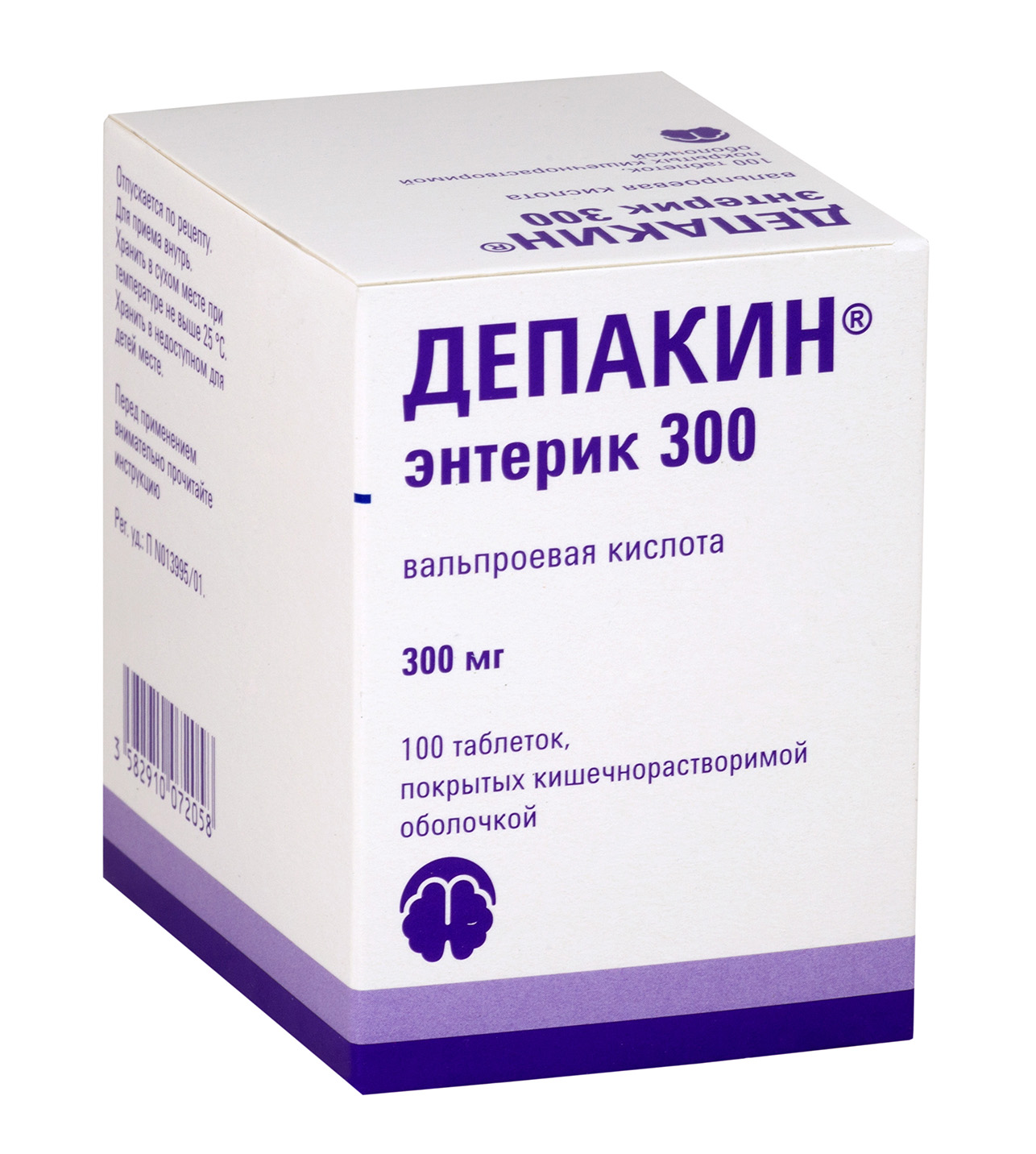 Депакин MEDICINES Depakine enteric tablets 300mg x 100