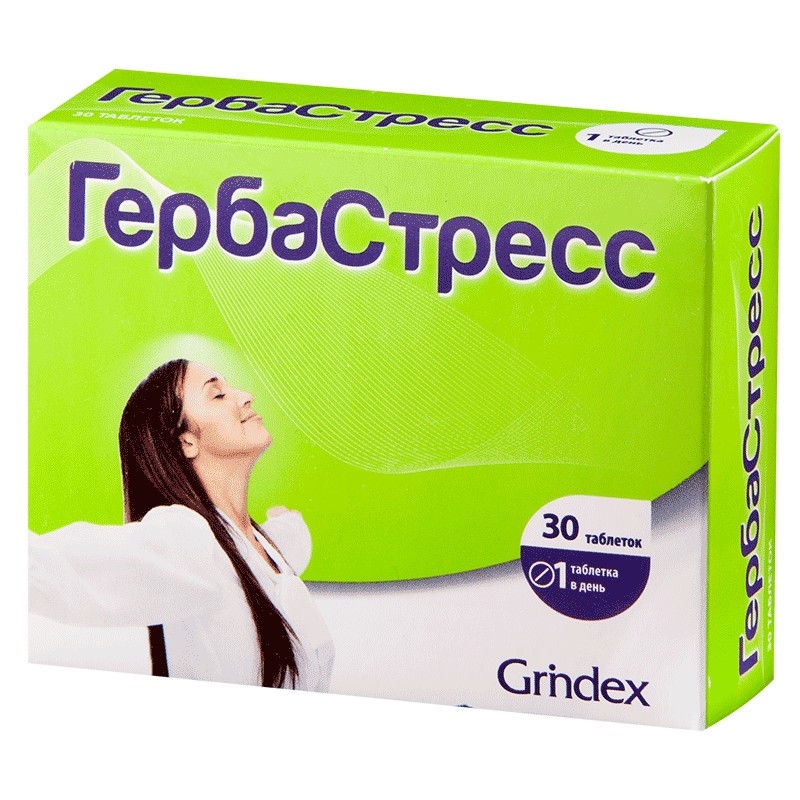 Гербастресс MEDICINES Herbastress tablets 450mg N30