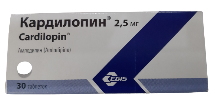 Кардилопин MEDICINES Cardilopin tablets 2,5mg x 30