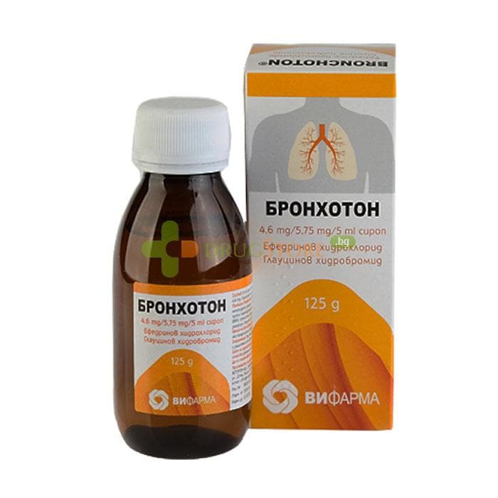 Бронхотон MEDICINES Bronchoton syrup 125g (109,6ml)