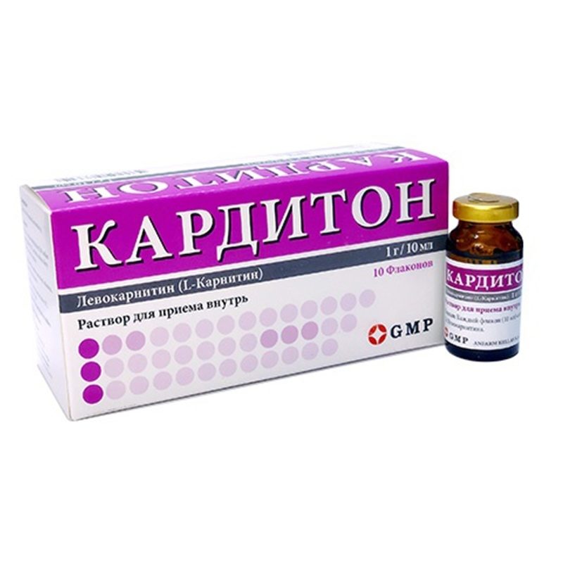 Кардитон MEDICINES Carditon solution 1g/10ml x 10