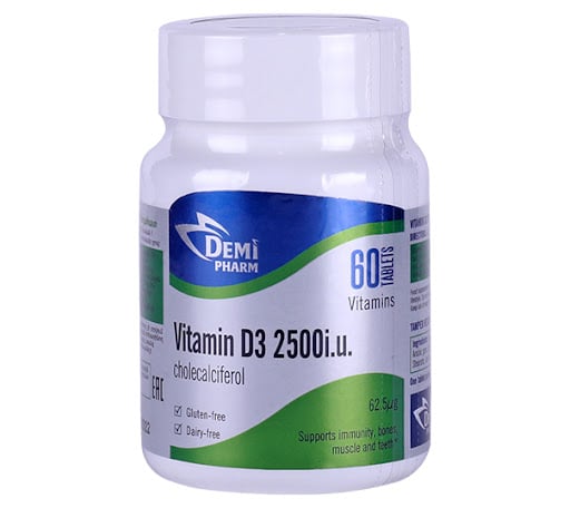 Витамин MEDICINES Vitamin D3 2500IU tablets x 60 Quest Vitamins