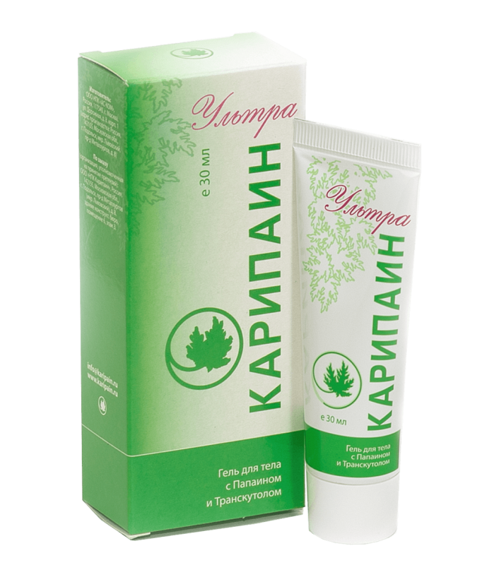 Карипаин MEDICINES Karipain ultra body gel 30ml