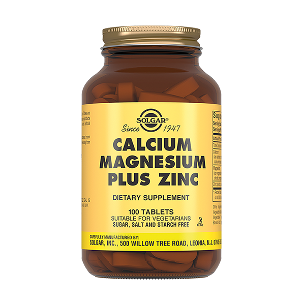 Кальций MEDICINES Calcium Magnesium Zinc tablets x 100 Solgar