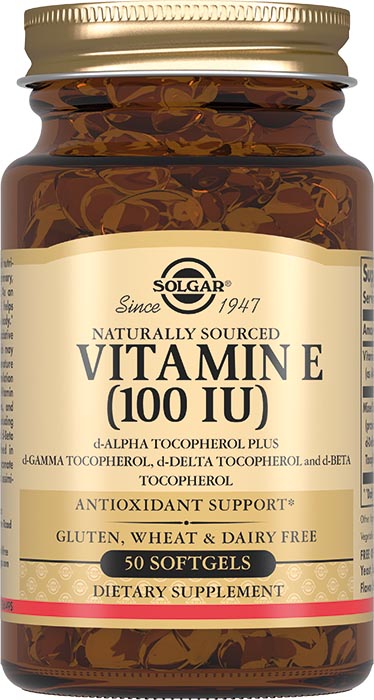 Витамин MEDICINES Vitamin E 100IU capsules x 50 Solgar