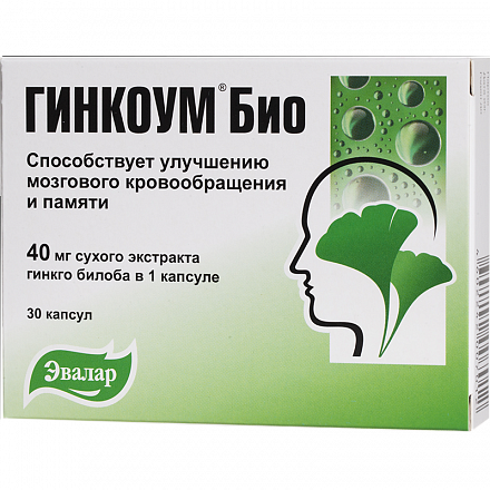 Гинкоум MEDICINES Ginkoum Bio caps. 40mg x 30