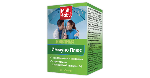 Мульти MEDICINES Multi-Tabs Immuno plus tab.x 30