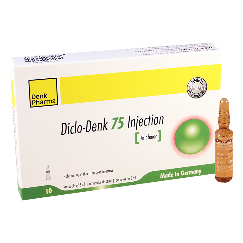 Дикло MEDICINES Diclo-Denk ampules 75mg/3ml x 10