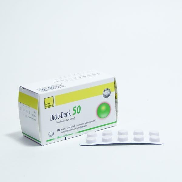 Дикло MEDICINES Diclo-Denk tablets 50mg x 100