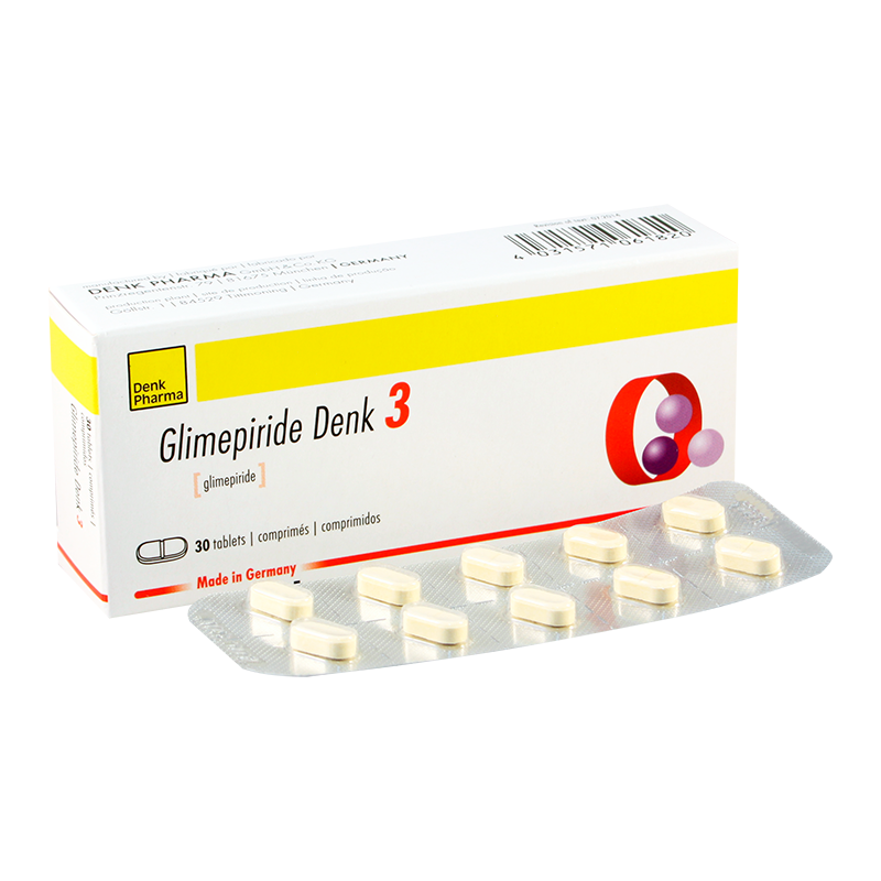 Глимепирид MEDICINES Glimepiride-Denk tab. 3mg N30