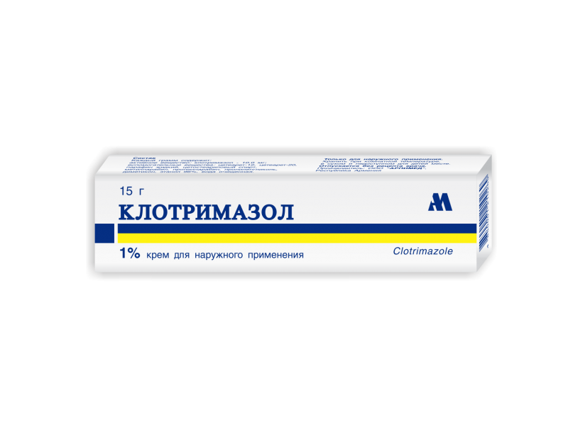 Клотримазол MEDICINES Clotrimazole cream 1% 15g