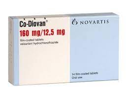 Ко MEDICINES Co-Diovan tablets 160mg/12,5mg x 14