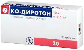 Ко MEDICINES Co-Diroton tablets 10mg+12.5mg x 30