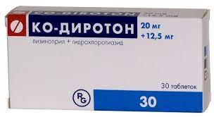 Ко MEDICINES Co-Diroton tablets 20mg+12,5mg x30