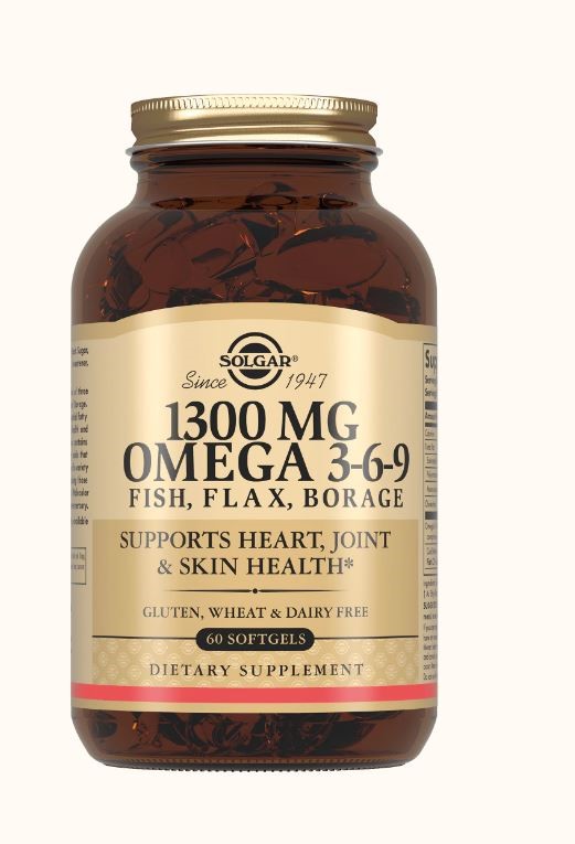 Комплекс MEDICINES Complex of fatty acids 1300 mg Omega 3-6-9 caps x60