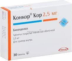 Конкор MEDICINES Concor Cor tablets 2.5mg x 30