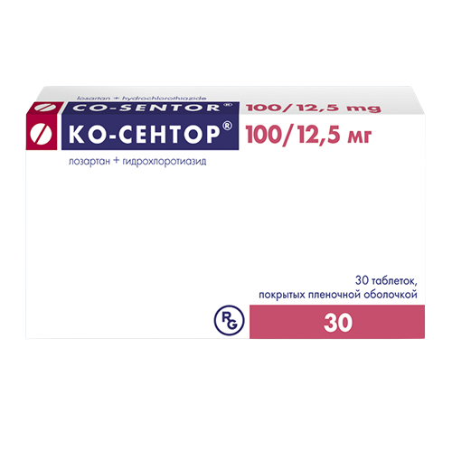 Ко MEDICINES Co-Sentor tablets100/12,5mg x30