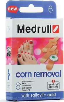 Пластырь MEDICAL SUPPLIES Corn removal plaster x 6 Medrull