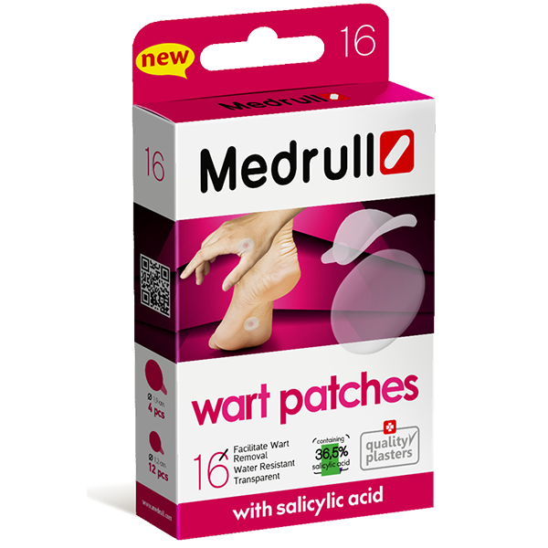 Пластырь MEDICAL SUPPLIES Wart Plaster x 16 Medrull